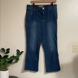 Democracy Dark Blue Flare Jeans